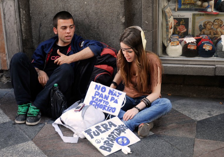 El 15 M de 2011, Puerta del Sol, Madrid