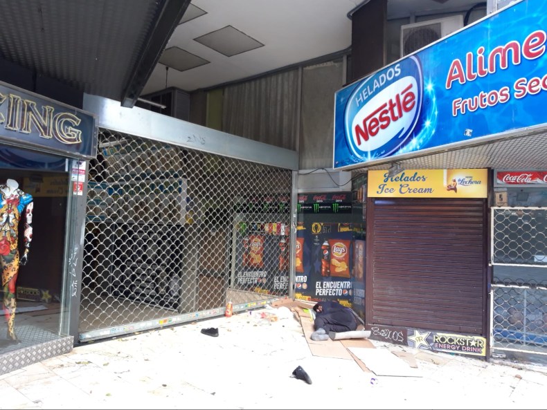 La calle Montera, Madrid, en los tiempos del virus