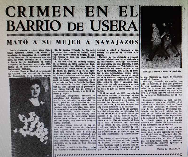 La violencia contra la mujer era algo habitual entonces como ahora. 